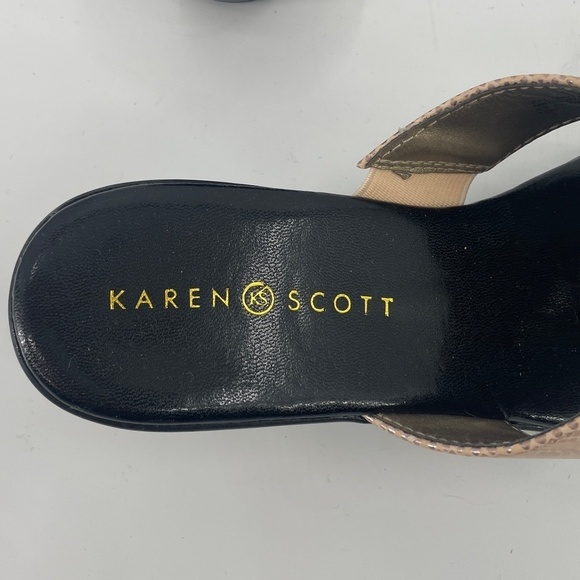 Karen Scott Low Heel Size 10 Wedges - Picture 3 of 8